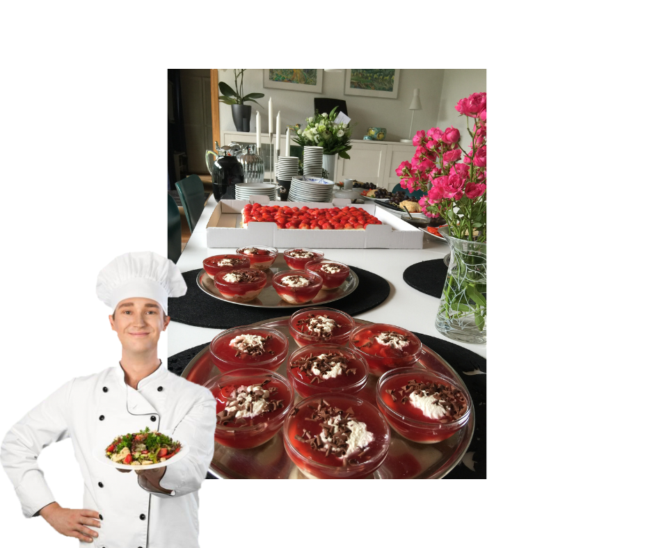 Buffet til fest - lige til døren